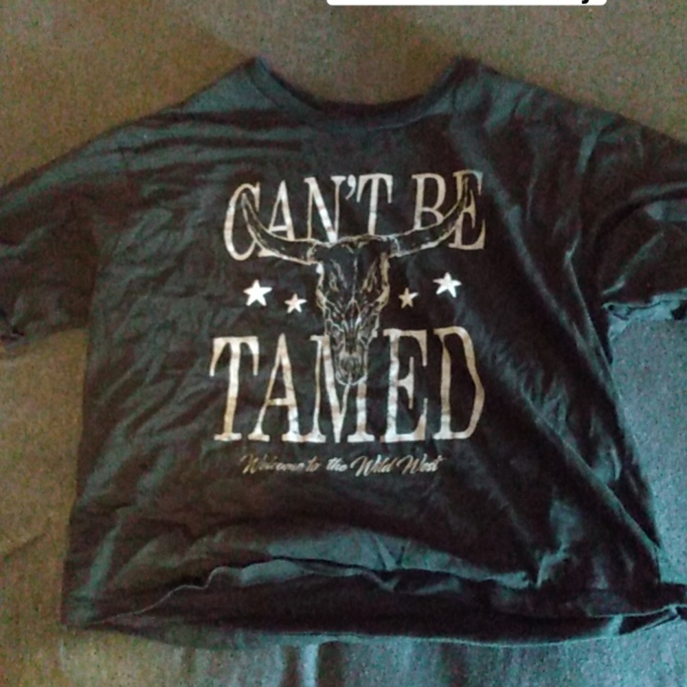 Can't Be Tamed Kids Shirt - Black